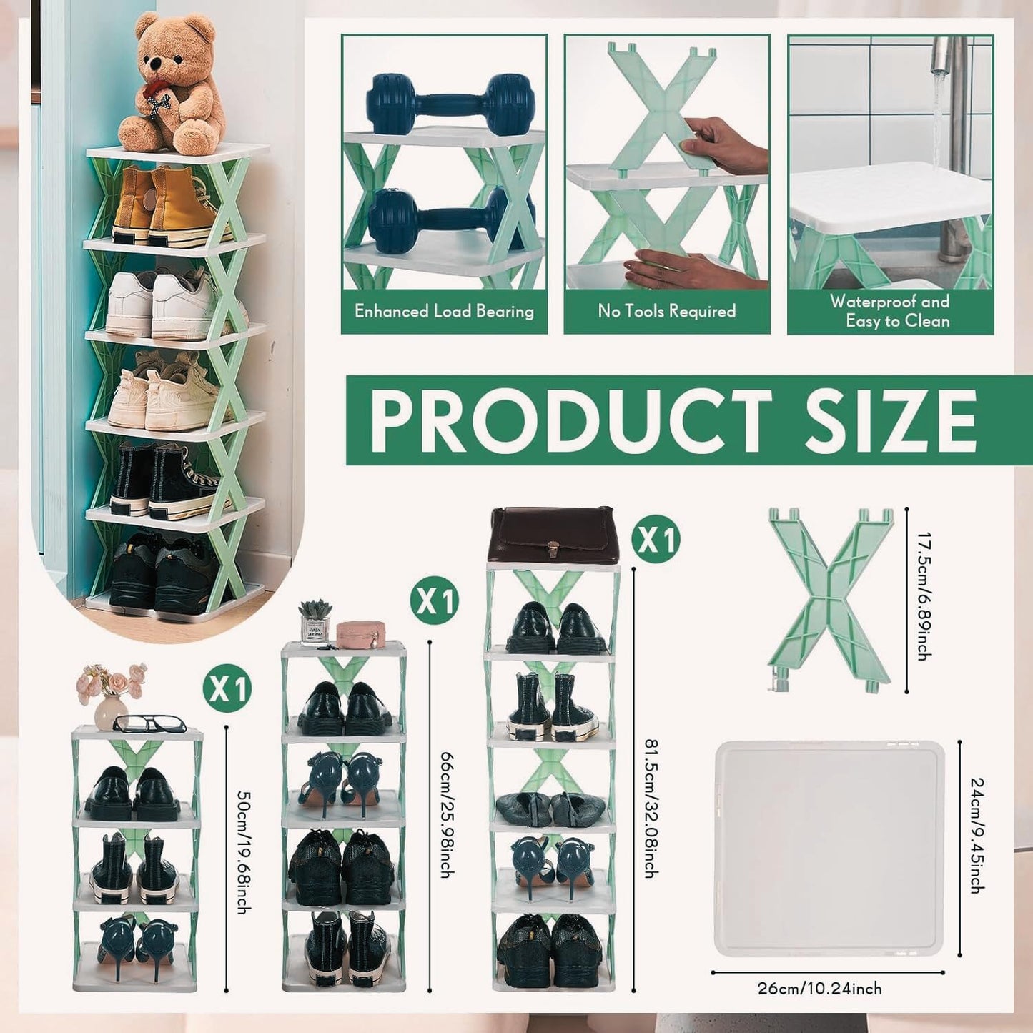 Premium Shoe Rack – BOGO & 5 Year Warranty!